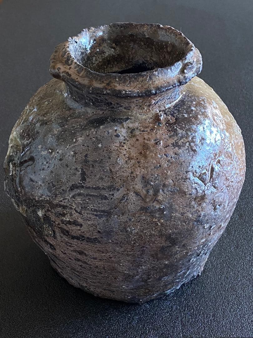 信楽焼 Shigaraki ware 壺 Jar 井村侊生 L03