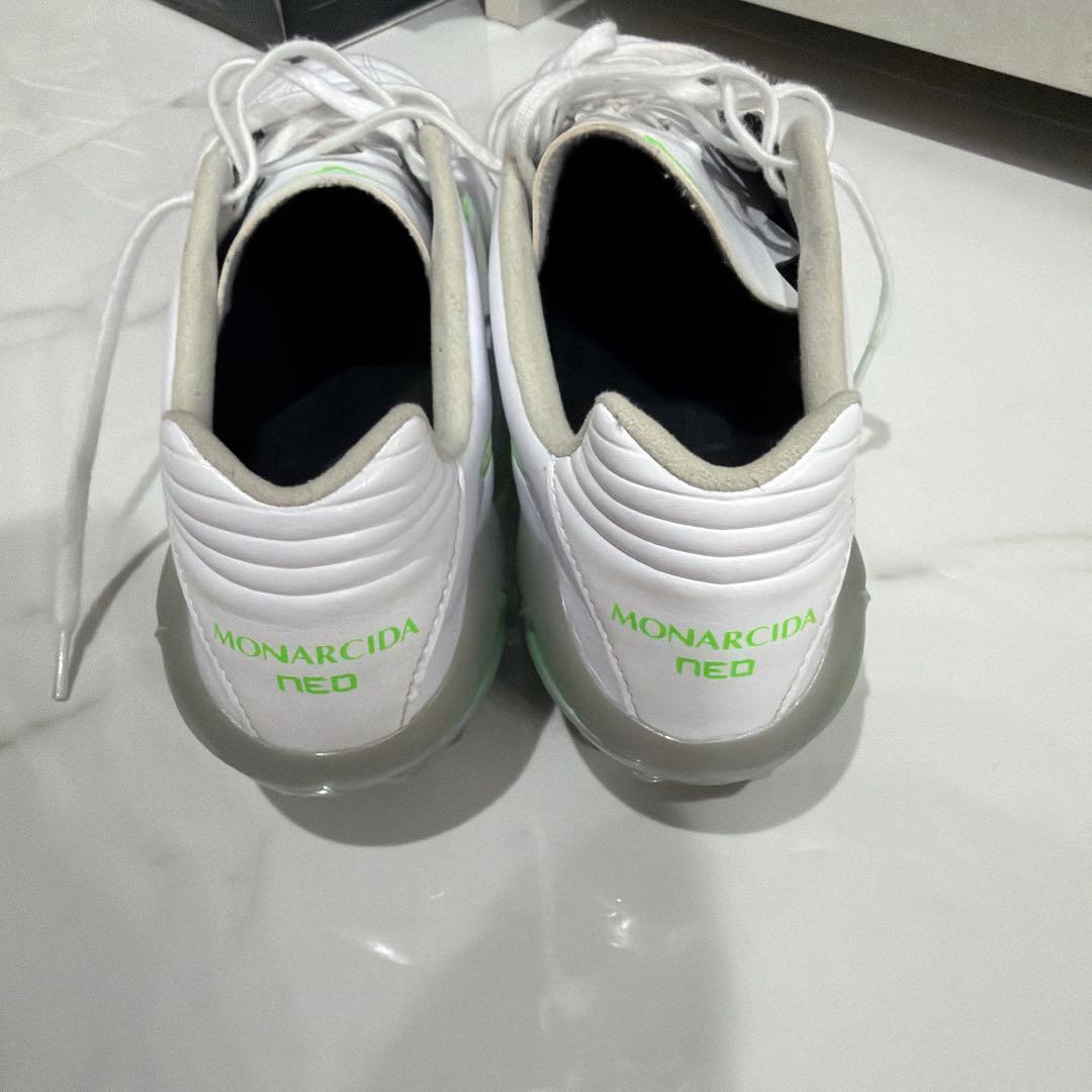 (モナルシーダ3プロ)￼サッカーシューズ ホワイト/グリーン