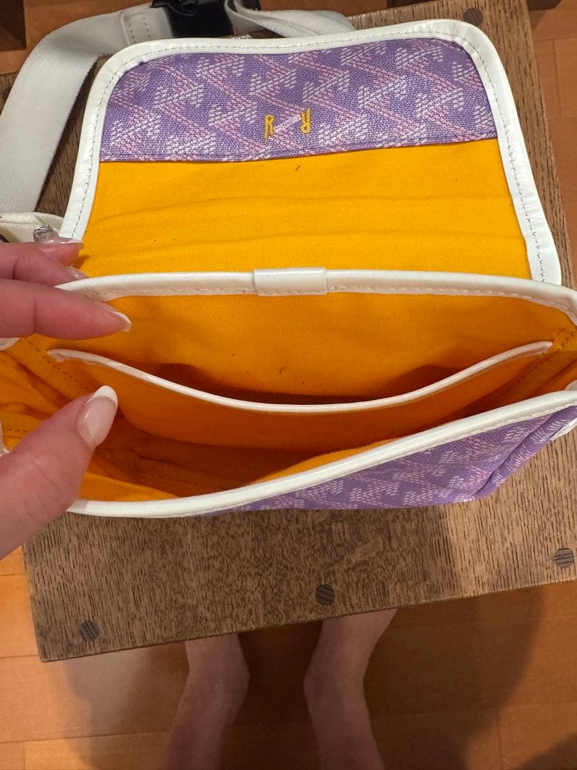 Resurrection 幾何学模様 アイクスno2 ウエストポーチ　パープル