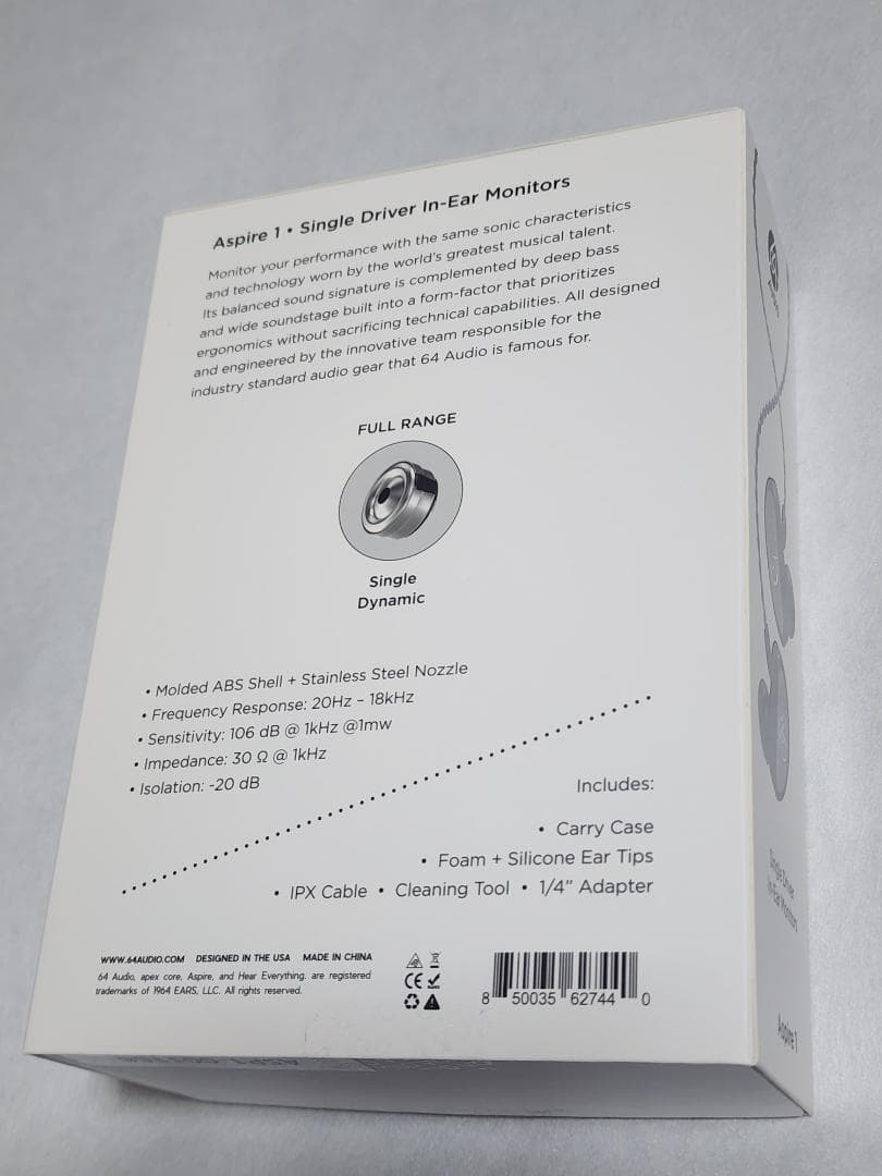 ほぼ新品・保証26年10月・64AUDIO Aspire1 [64A-7440]