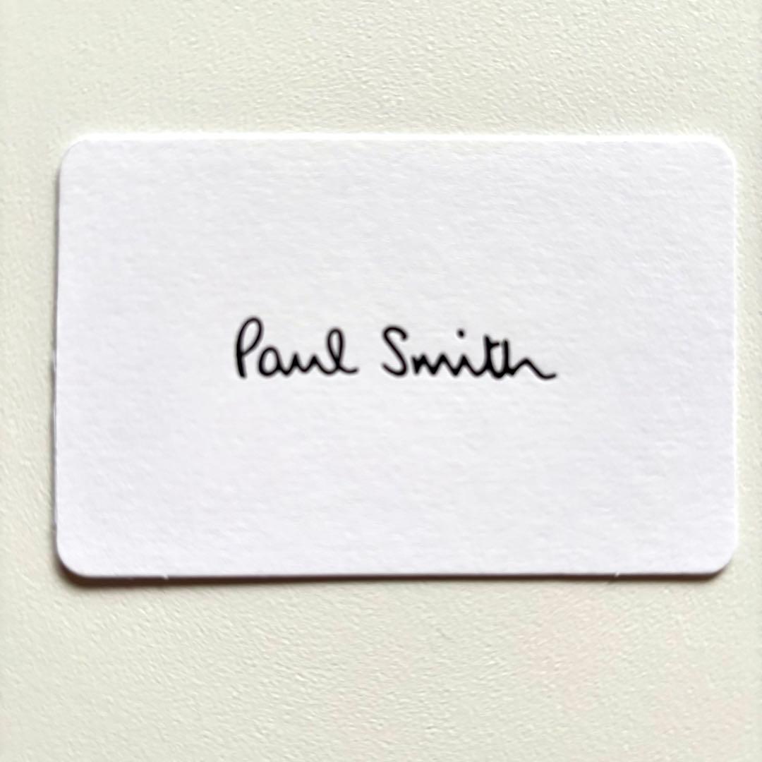 【新品】Paul Smith マルチカラー レザー　カードケース　ストライプ