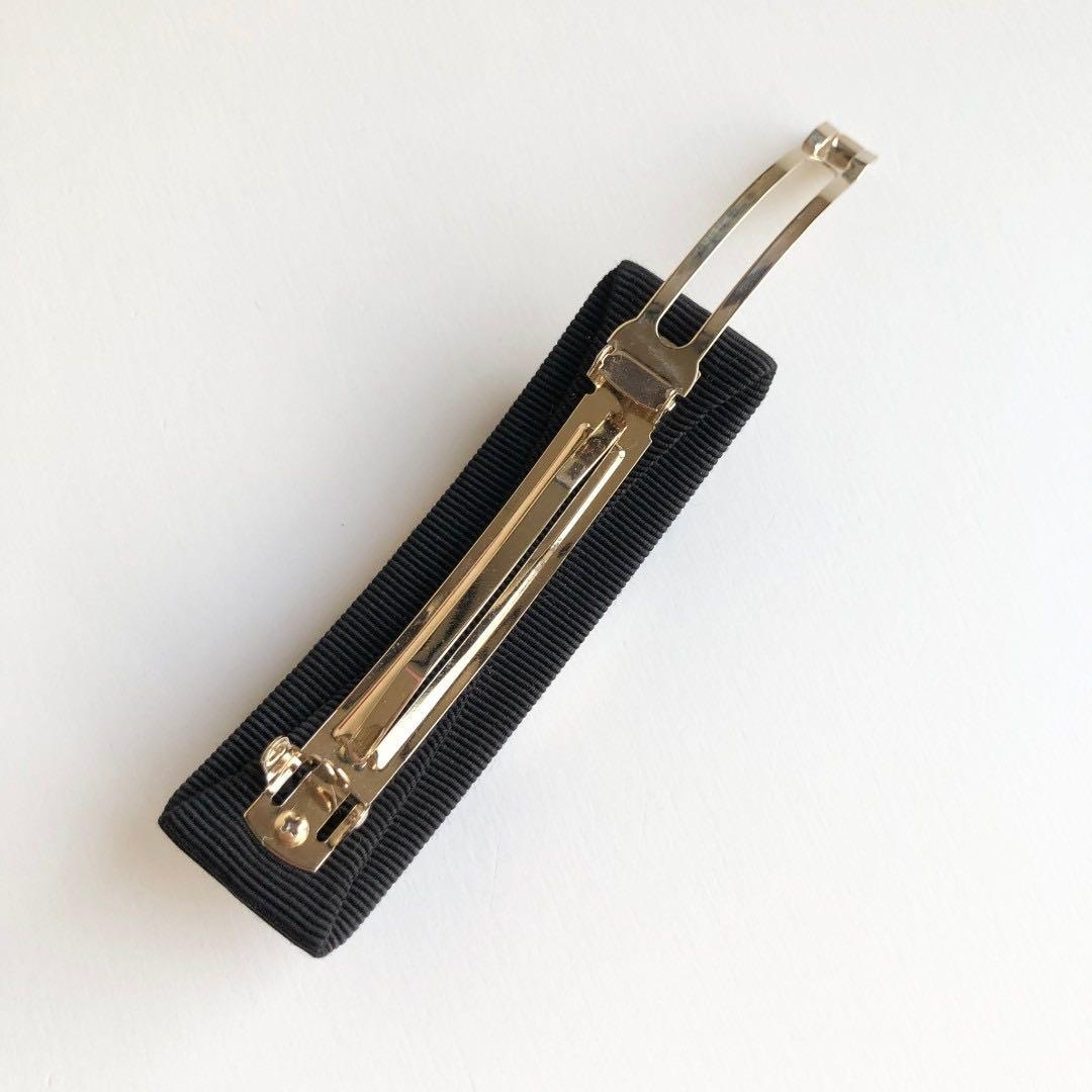 新品保管✨フェラガモ バレッタ ヴァラリボン ブラック ゴールド