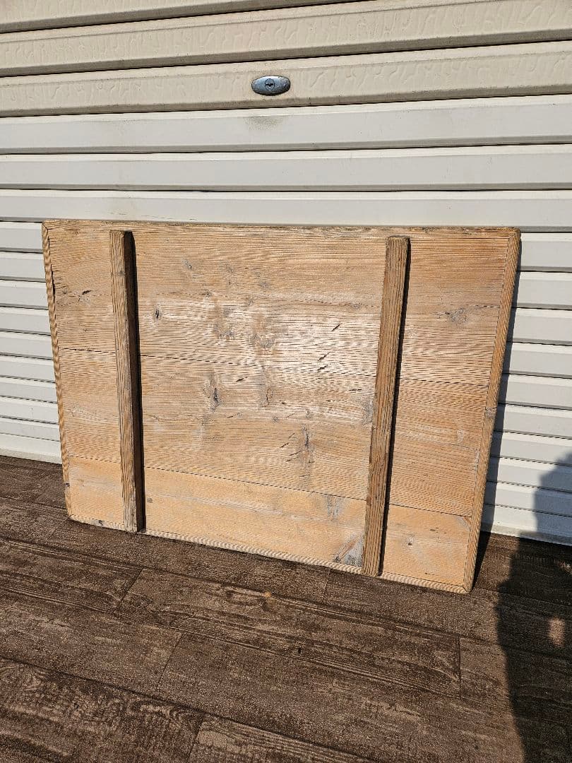 日本のアンティーク のし板 枠付き 縁 天然木 無垢材 木製 古民家 インテリア