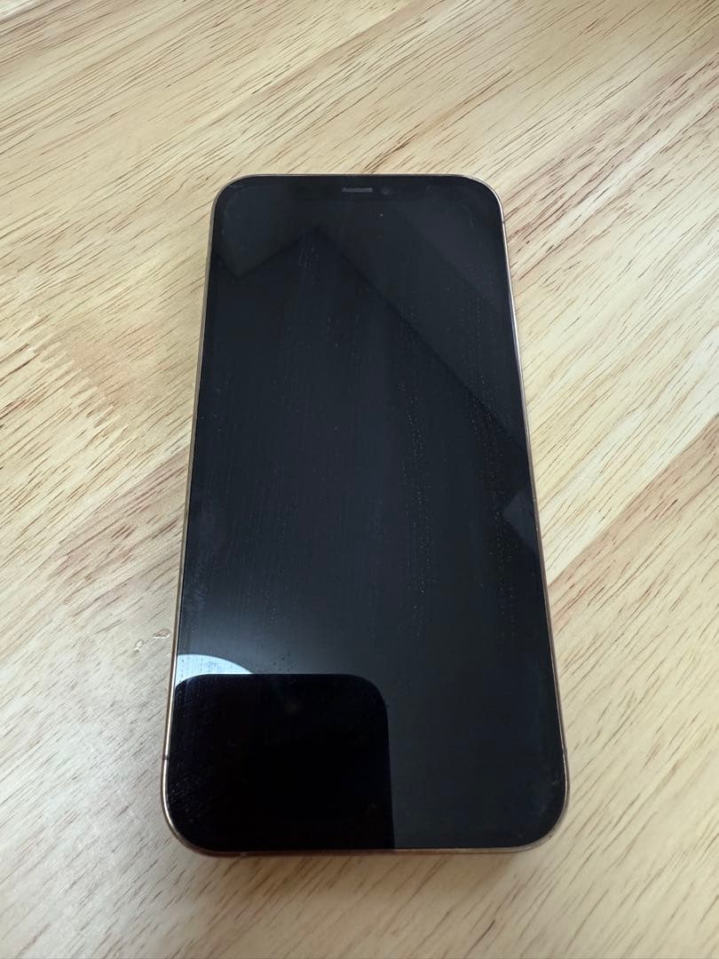 美品　Apple iPhone 12Pro ゴールド 256 SIMなし