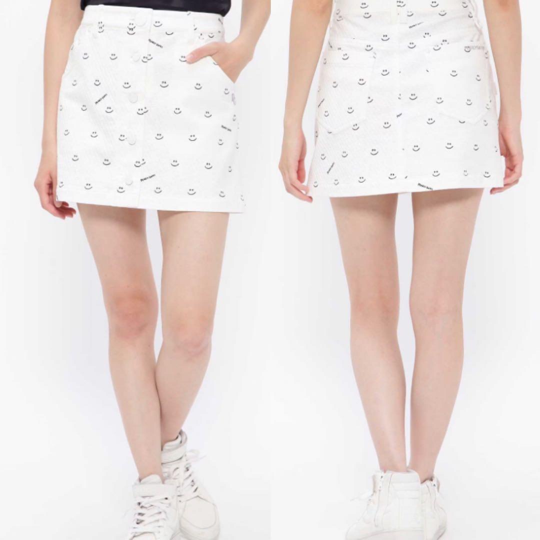 【美品】PEARLY GATES パーリーゲイツ フロントボタンスカート