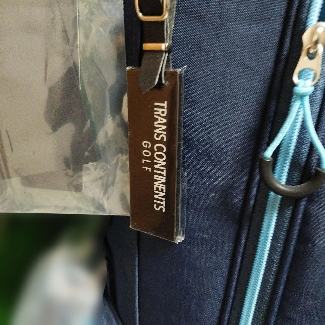 未使用 TRANS CONTINENTS GOLF キャディバッグ ネイビー