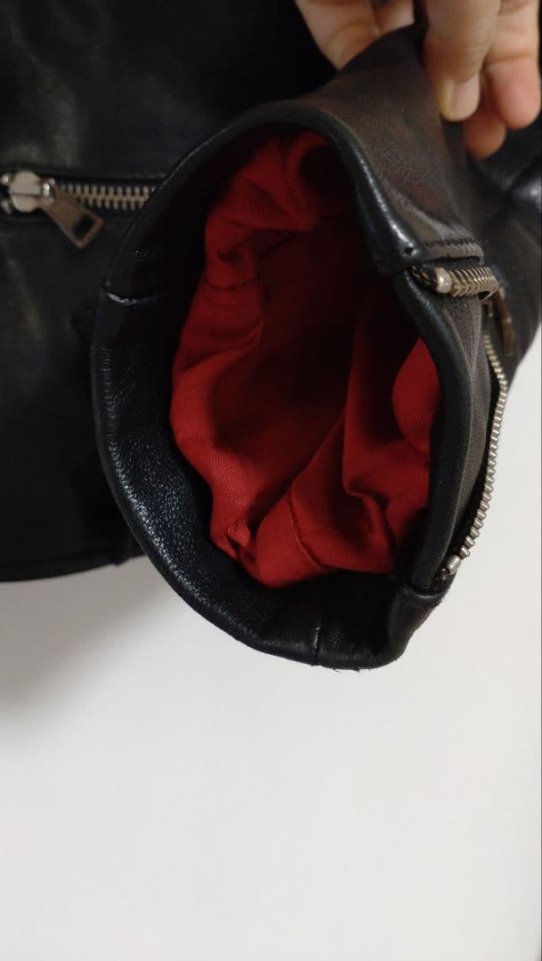 セリーヌceline フィービー　ブラック バイカー　ライダースジャケット