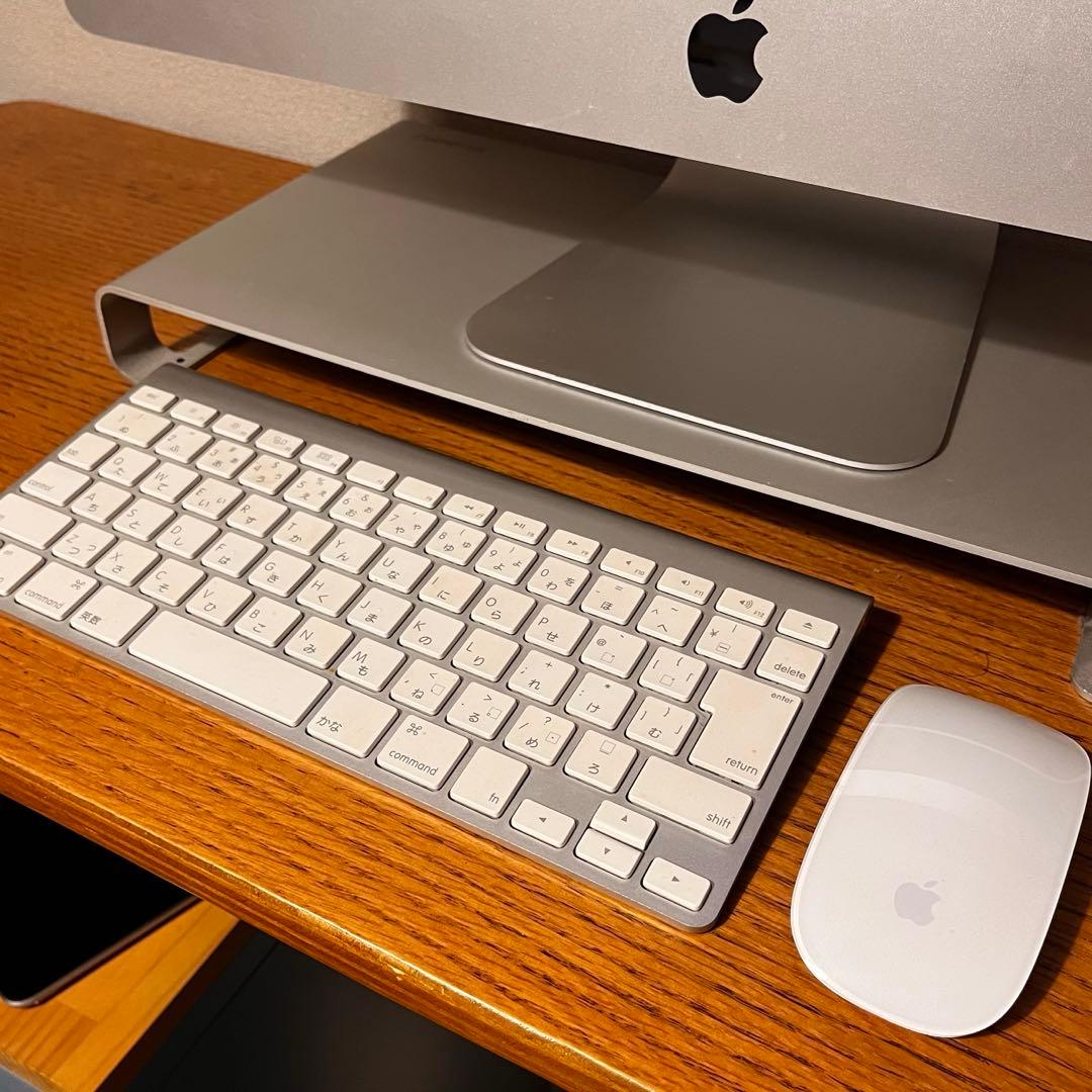 iMac キーボード マウス　PC台付き 2014