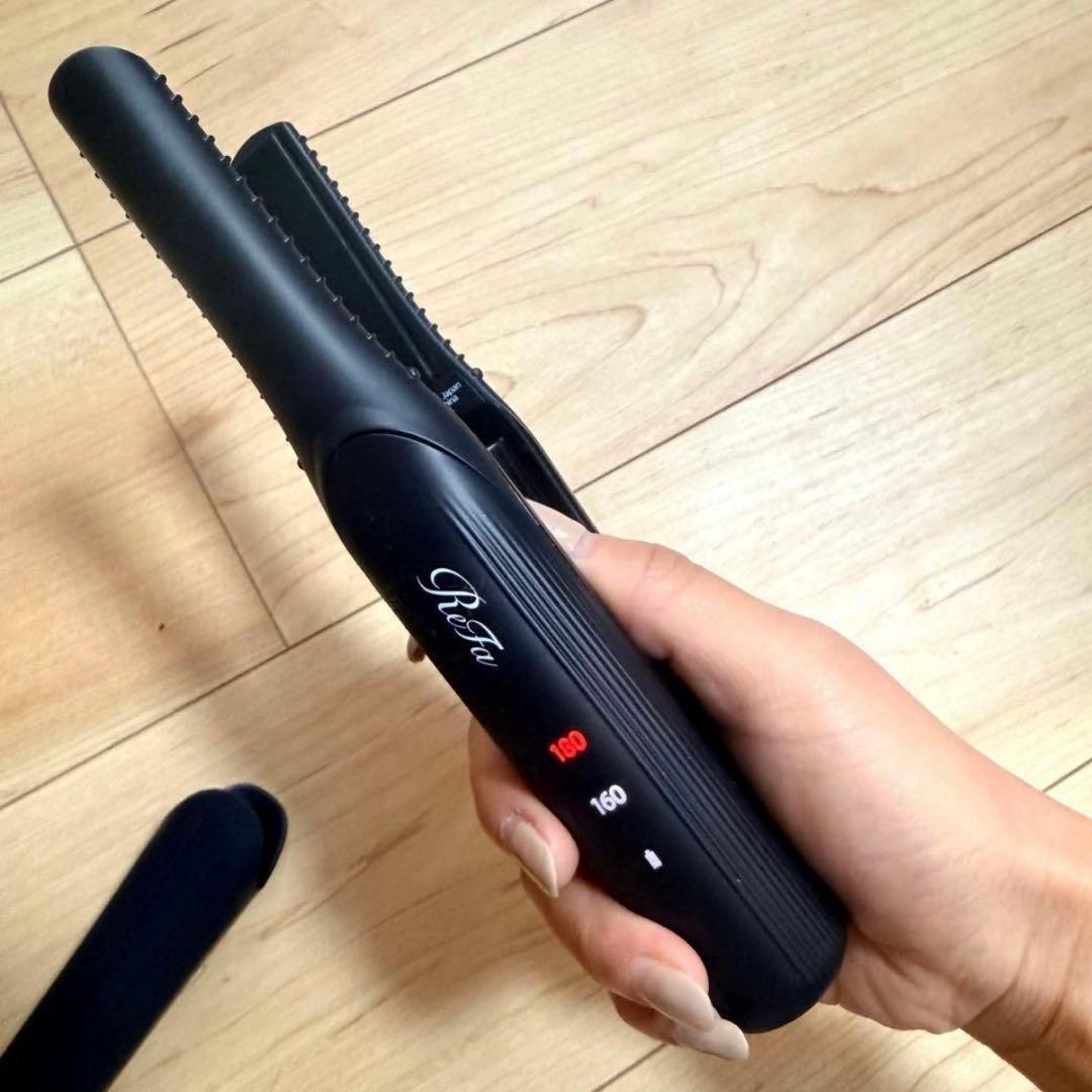 ReFa アイロン コンパクト ストレートヘアアイロン ブラック