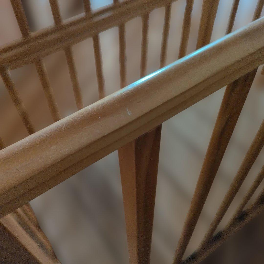 カトージ ベビーベッド ハイシートミニベッド 　ナチュラル　02602