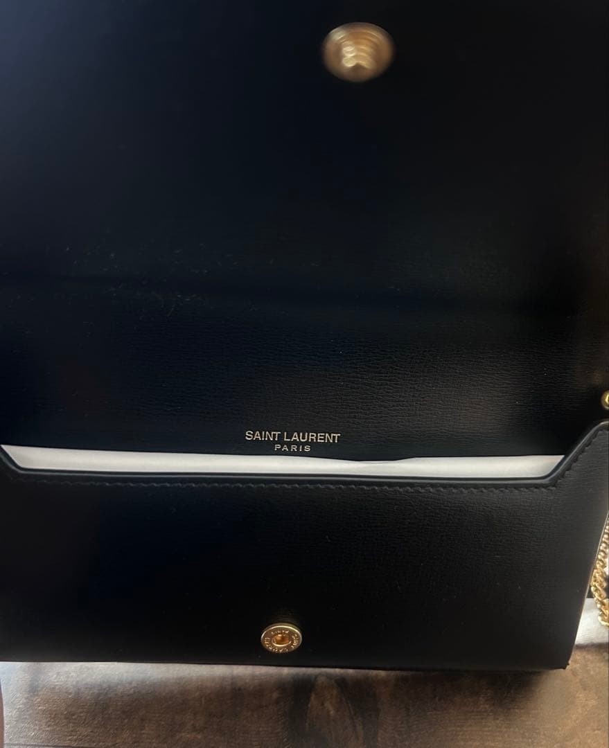 【新品未使用／鑑定済み／付属品完備】YSL フォンホルダー 正規品✨