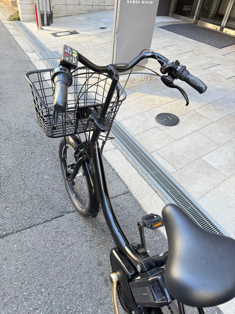 子供乗せ　ヤマハ　電動アシスト自転車 チャイルドシート付き ブラック