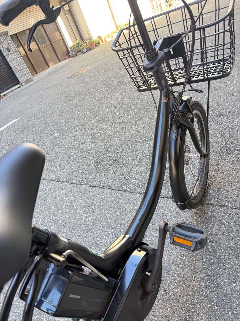 子供乗せ　ヤマハ　電動アシスト自転車 チャイルドシート付き ブラック