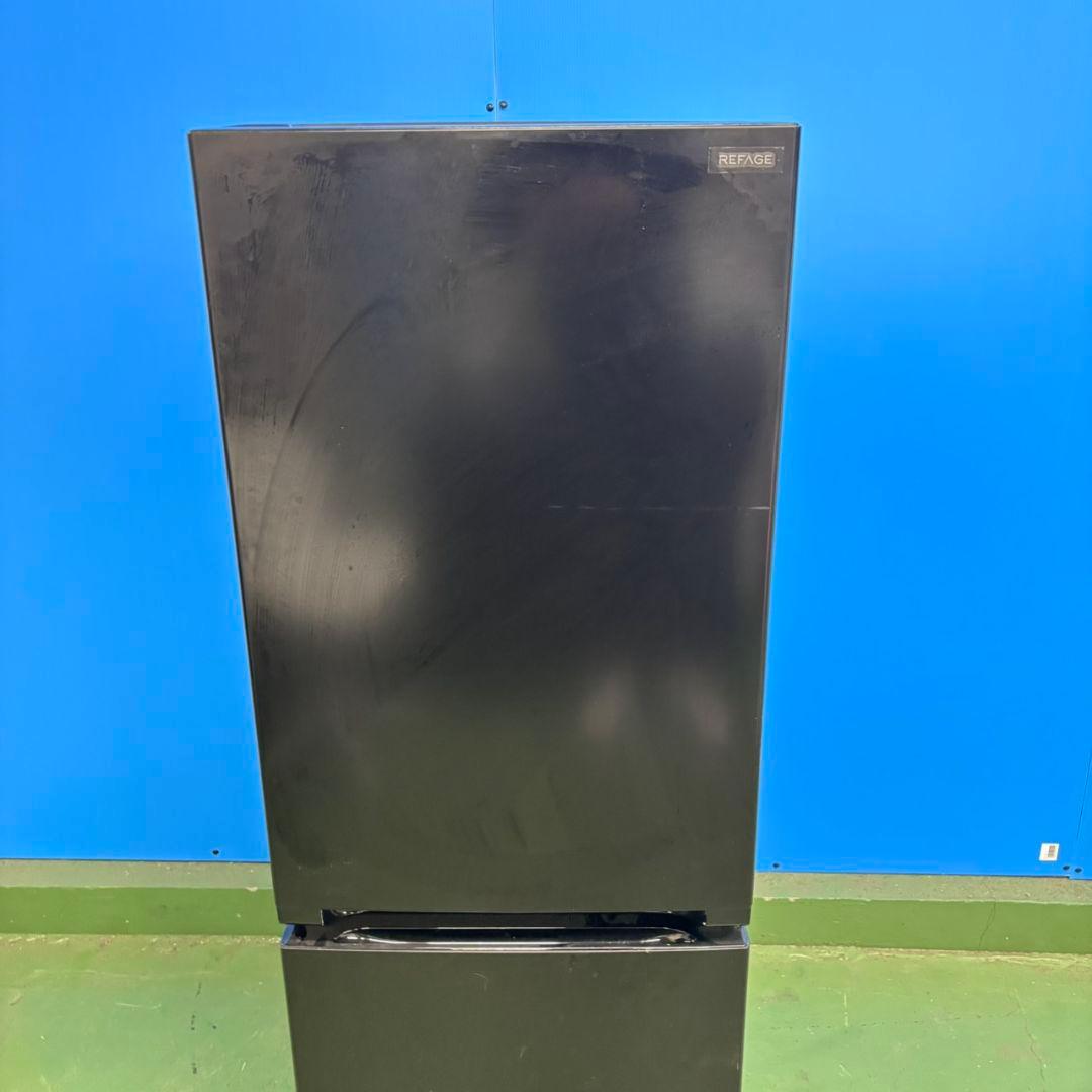 681 ヤマダセレクト冷蔵庫　100L強　右開き　小型　一人暮らし　2ドア　黒色