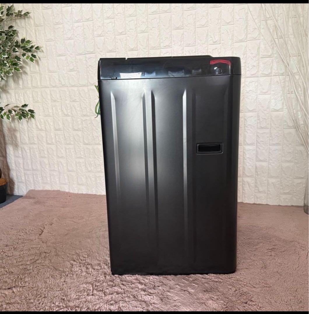 2024年製 黒い2ドア冷蔵庫　洗濯機