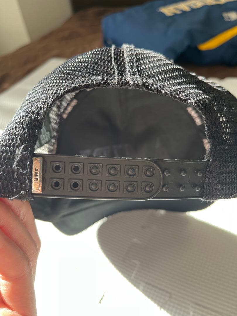 AMIRI ロゴ メッシュキャップ USA製 正規品 タグ有