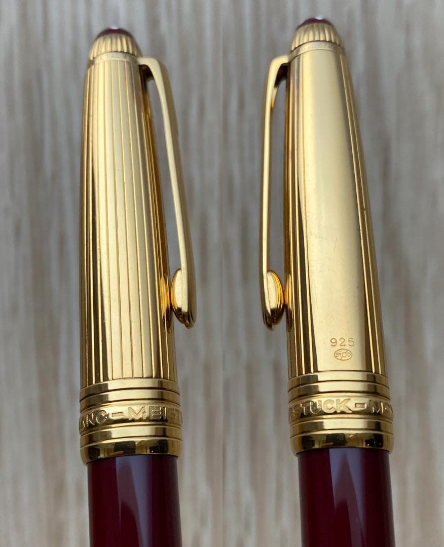 希少 美品 モンブラン ソリテール シルバー 925 ボルドー シャーペン