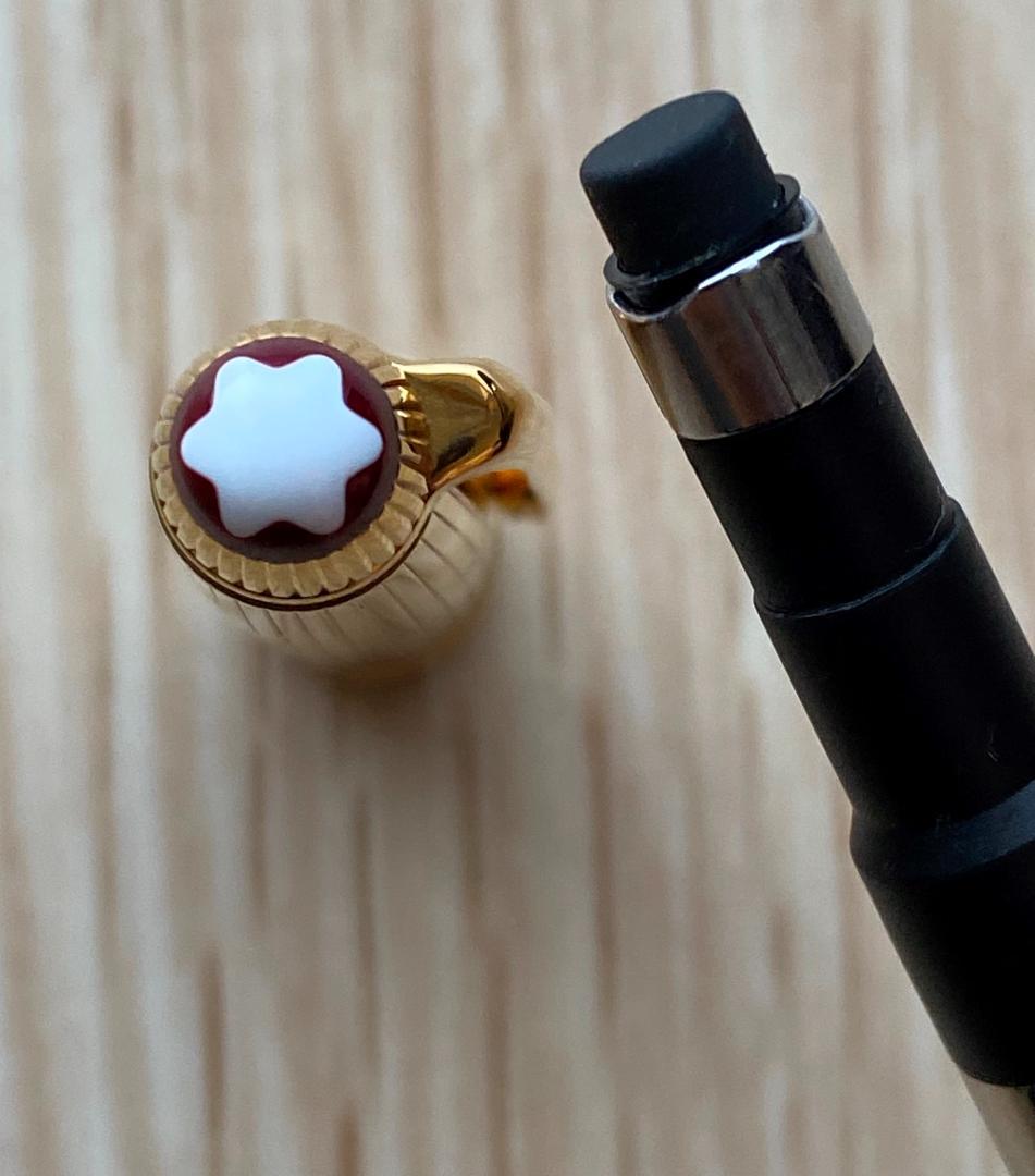 希少 美品 モンブラン ソリテール シルバー 925 ボルドー シャーペン