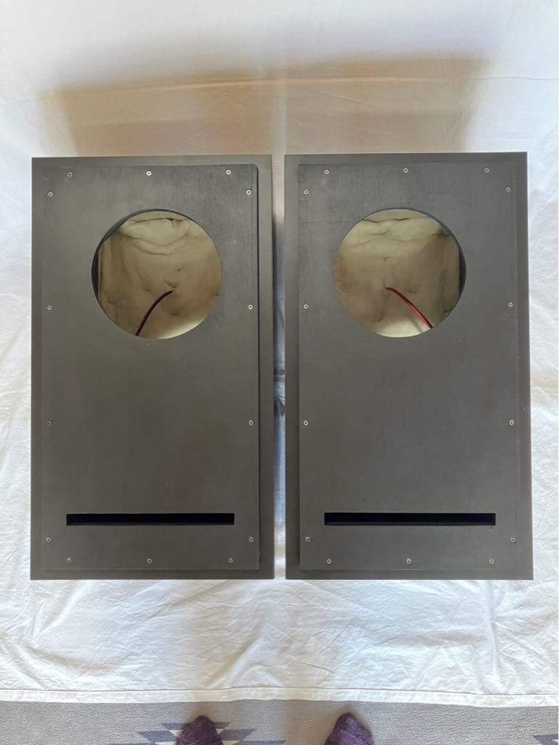 20cm用スピーカー　自作エンクロージャー　L.R 1set