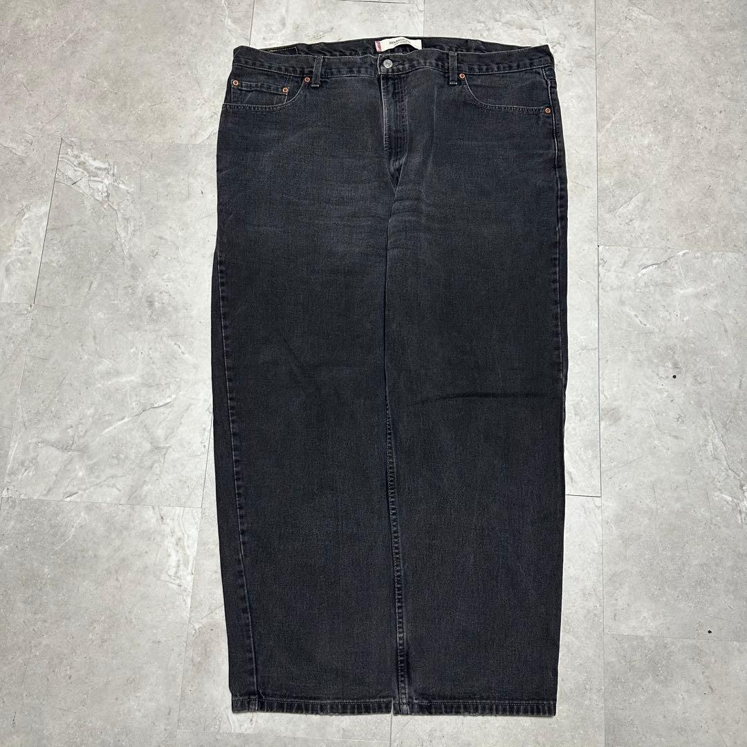 Levi's 550 バギー　カナダ製　w44l30 ブラックデニム メンズ