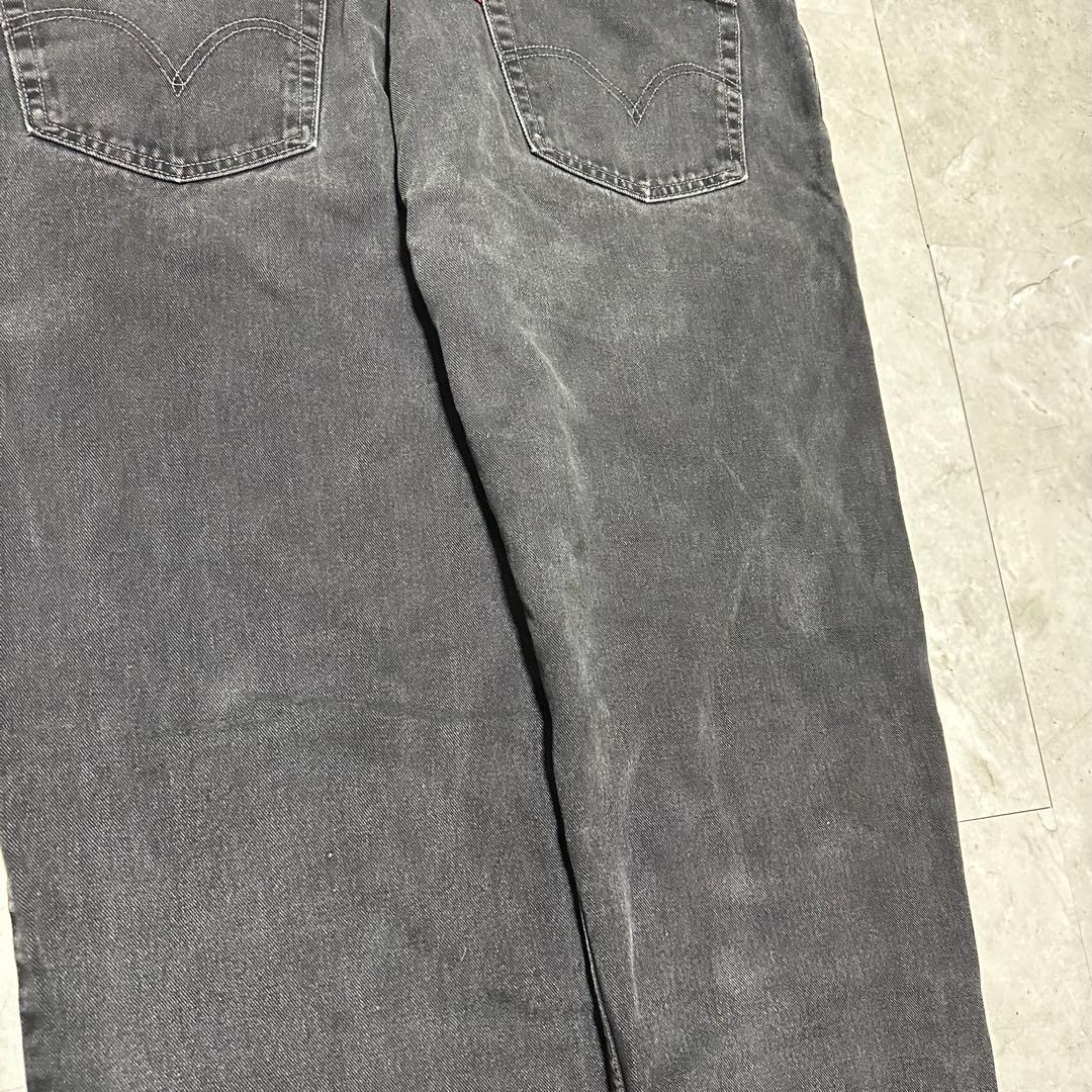 Levi's 550 バギー　カナダ製　w44l30 ブラックデニム メンズ