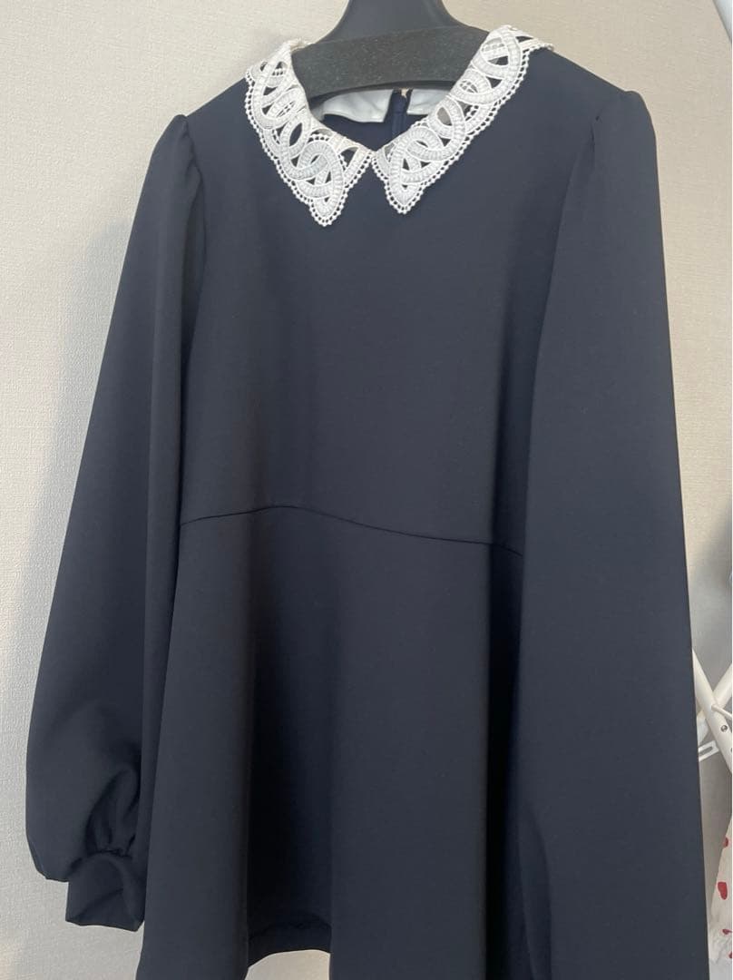 一度着用　ユナイテッドアローズ SPONGY ペプラム ブラウス 36