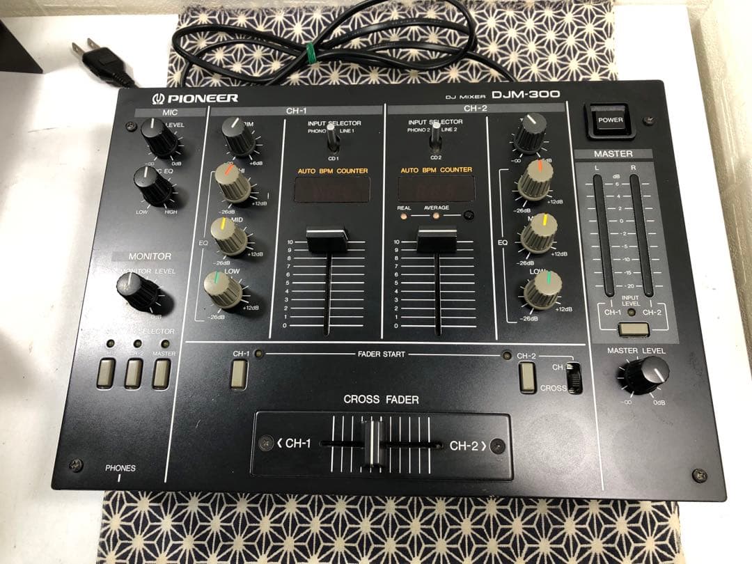 pioneer dj パイオニア　DJM-300 黒　フェーダーメンテナンス