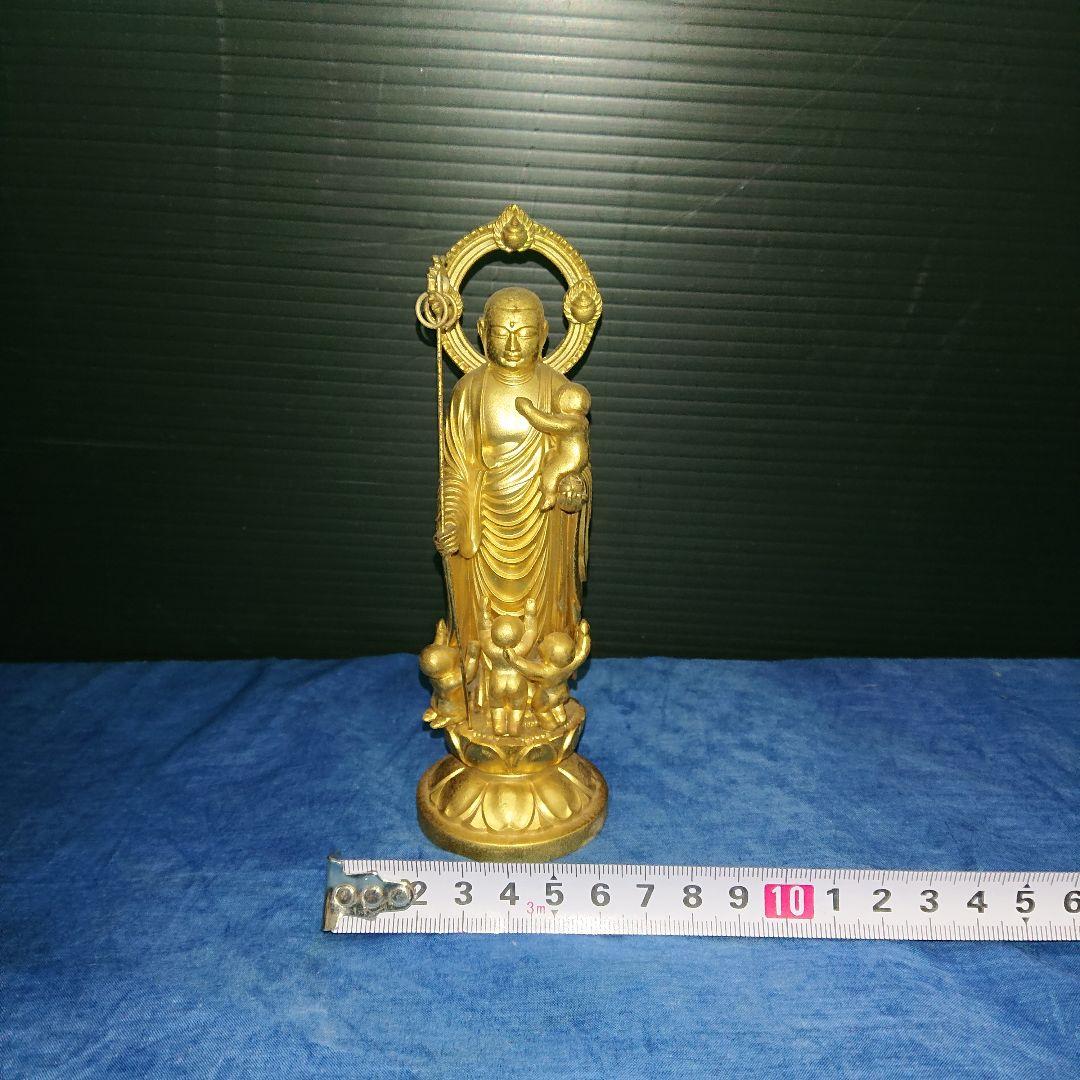 仏教美術、古銅鍍金僧形立像