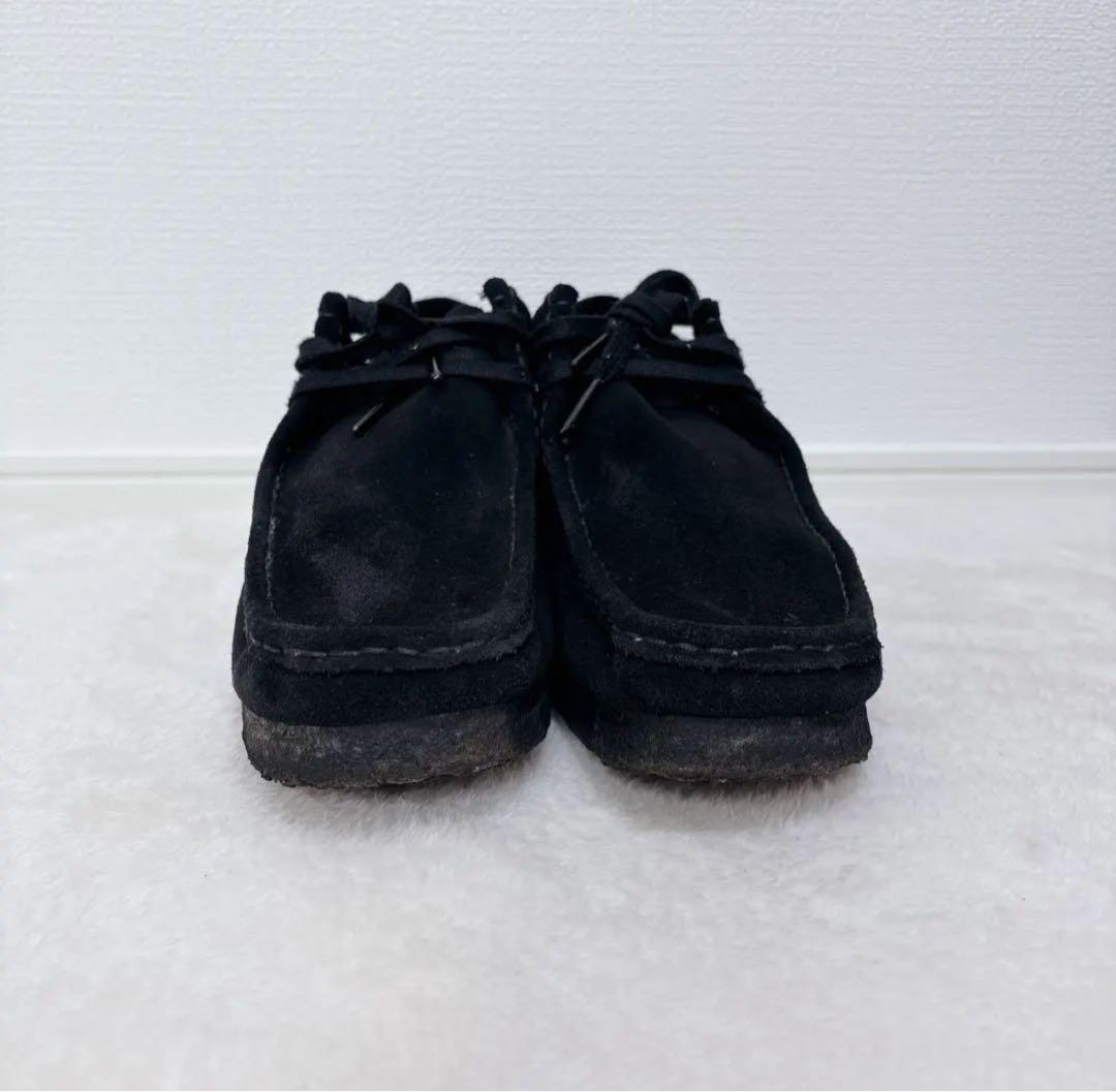 最終値下❗️Clarks Wallabee モカシン ブーツ ブラック UK8.5
