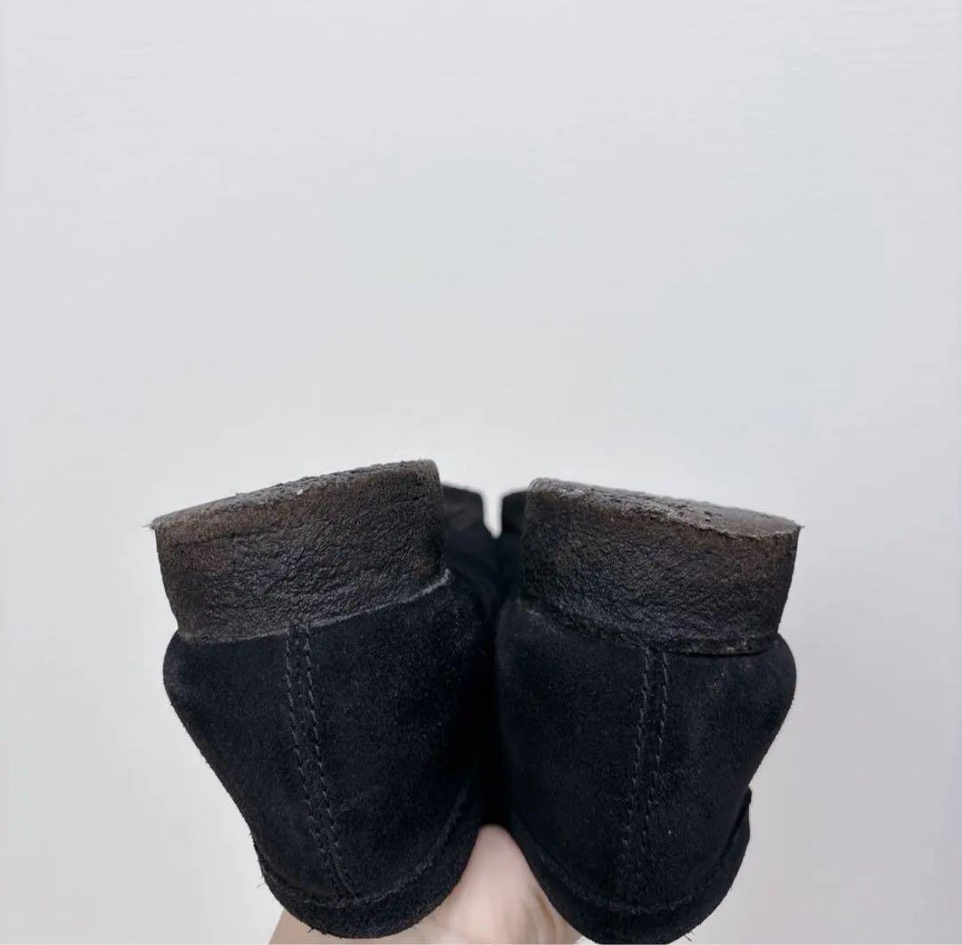 最終値下❗️Clarks Wallabee モカシン ブーツ ブラック UK8.5