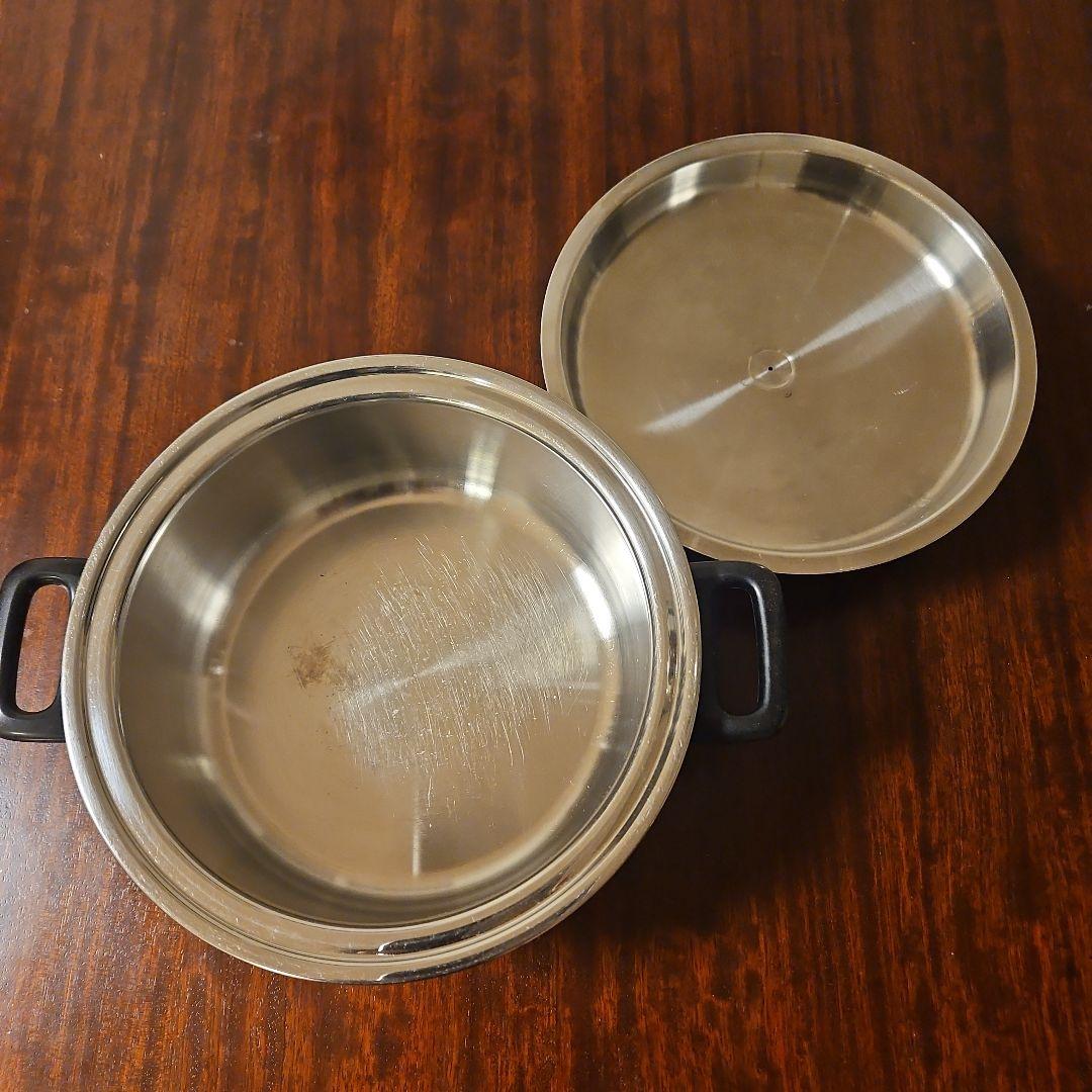 ビタクラフト　マジックシール ステンレス両手鍋 容量３リットル　ガス火用