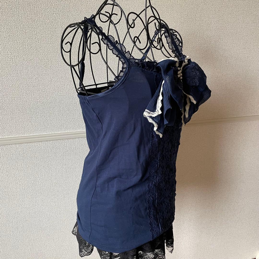 アクシーズファム フェアリーグランジ ビックリボンキャミソール y2k 森ガール