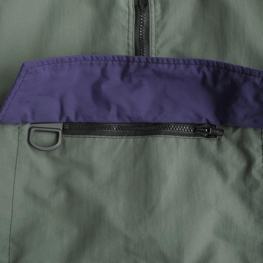 twist USA製 ナイロンアノラックパーカー オリーブ L