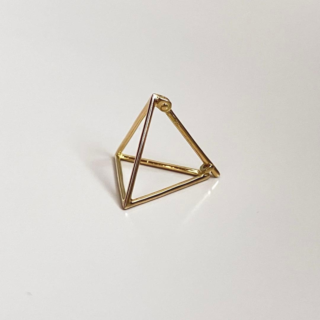 アクセサリー SHIHARA Triangle Pierce 15 18K YG