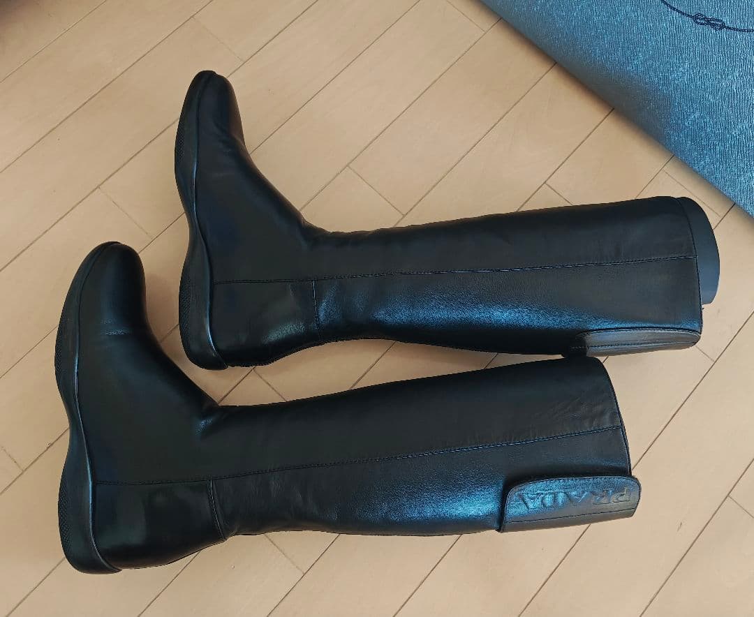 PRADA SPORT プラダ スポーツ レザー ロングブーツ サイズ37.5