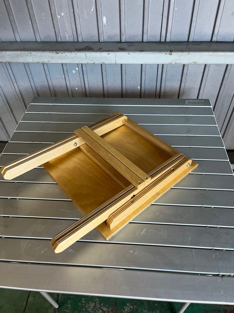 木製折りたたみ　サイドテーブル