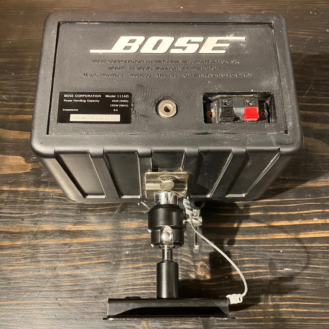 BOSE　ボーズ　スピーカー　111AD　ペア/天吊り金具付き