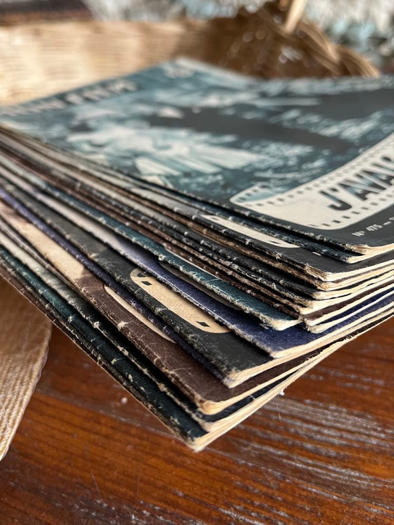 ◆フランスアンティークA希少映画シネマ雑誌monfilm紙スター俳優女優パンフ