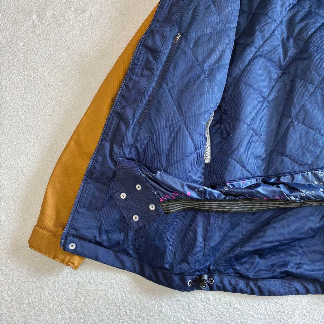 美品　ScoLarスキー・スノーボードウェア　ネイビー×ブラウン