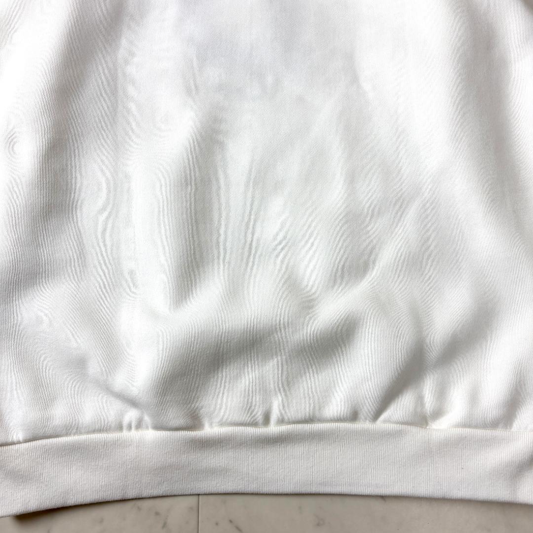 ダブルスタンダードクロージング F Dロゴ裏起毛プルオーバー 白 WEB限定