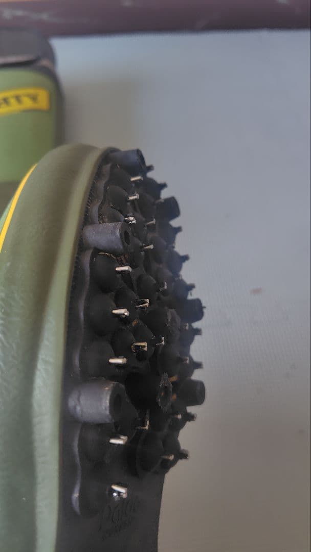 大同 マイティーブーツ MIGHTY スパイク付き安全靴 緑色 24センチ