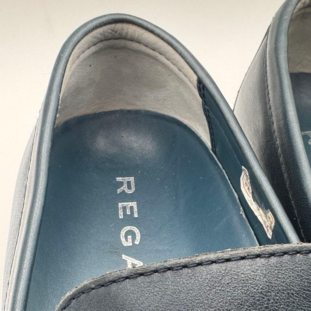 REGAL レザーローファー ネイビー 26 NC71 56HR