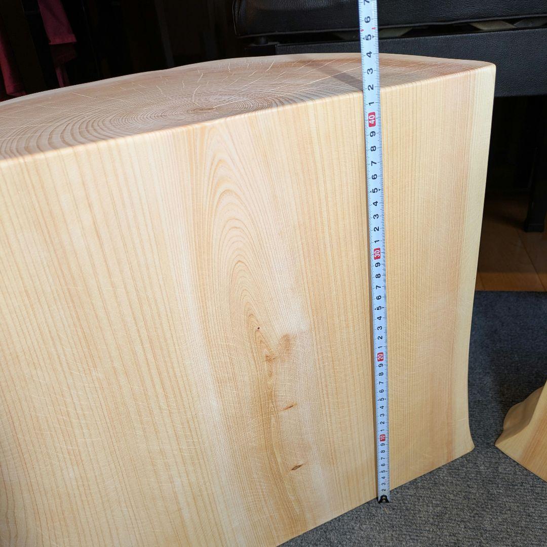 hiro①　天然檜　特大　テーブル　高さ約42㎝