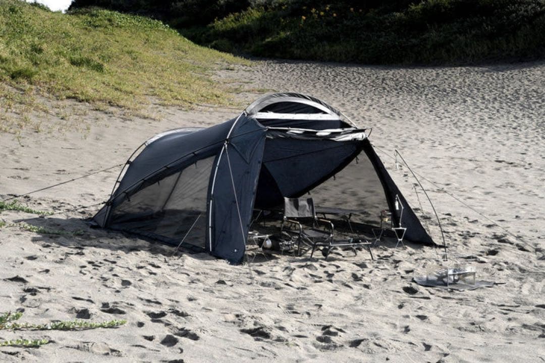 美品　TOKYO CRAFTS テンビシェルター BLACK ルーフ付属