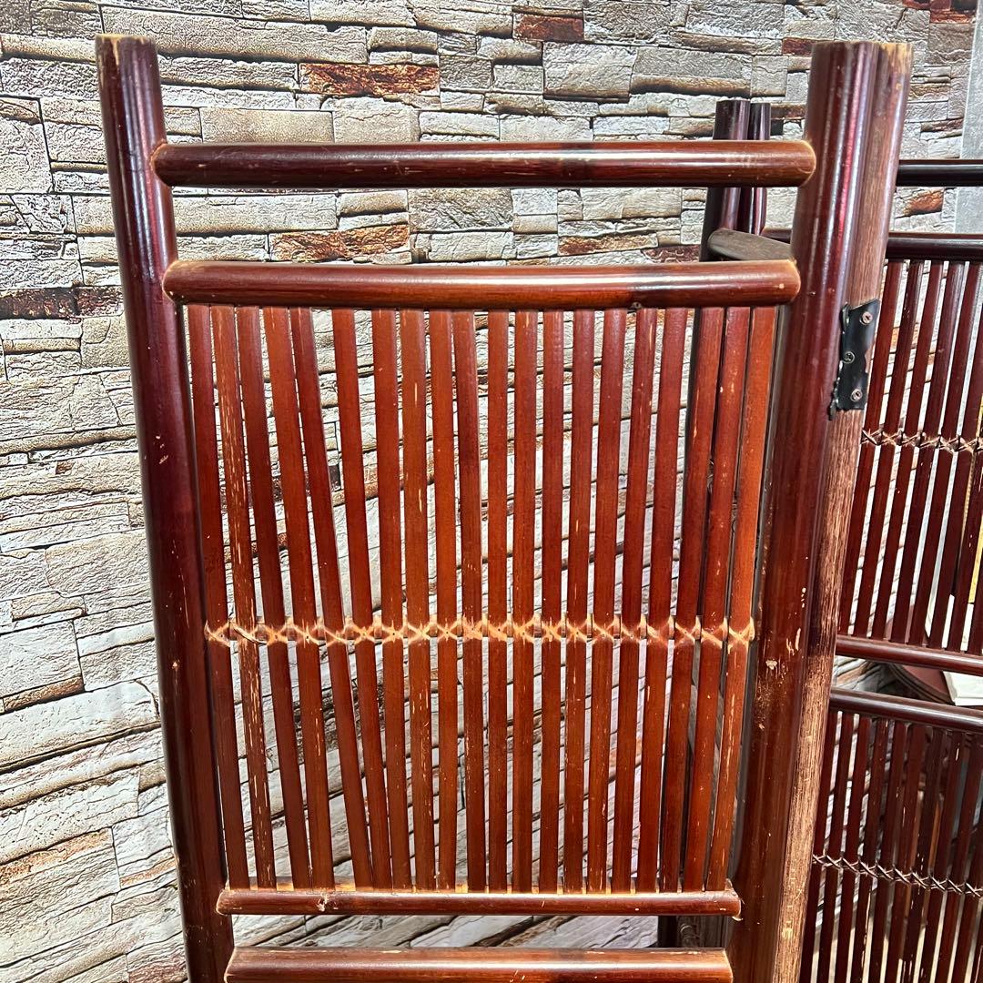 ꧁アジアン家具꧂パーテーション パーティション バンブー 竹 衝立 間仕切り