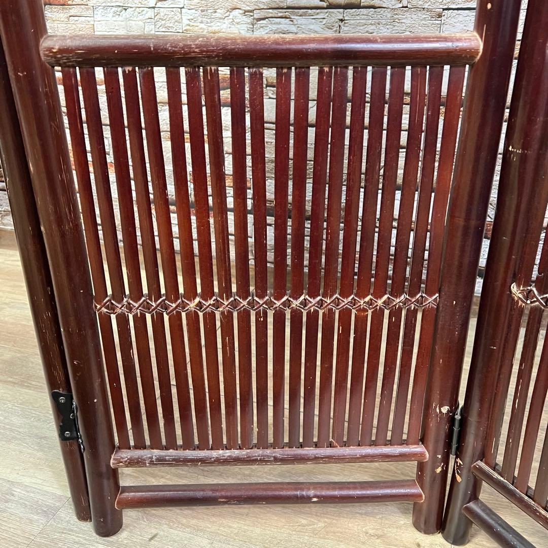 ꧁アジアン家具꧂パーテーション パーティション バンブー 竹 衝立 間仕切り