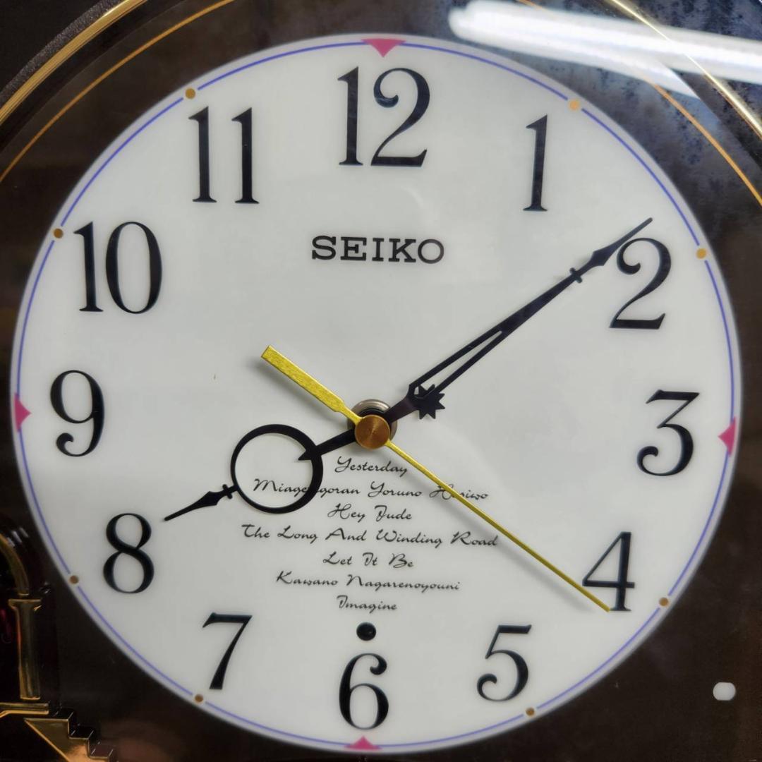 ★SEIKO　からくり時計　電波時計　ウェーブシンフォニー　RE551B