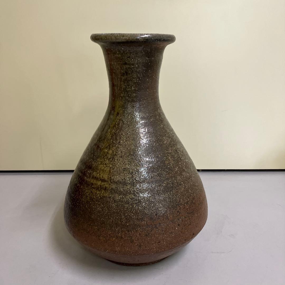 D-5 昭和レトロ 人間国宝 富本憲吉 富本窯 陶器 骨董品 花瓶 花生け 花器