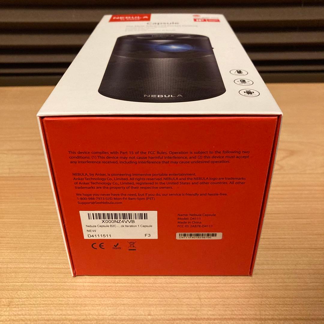 ANKER NEBULA Capsule D4111 プロジェクター 小型