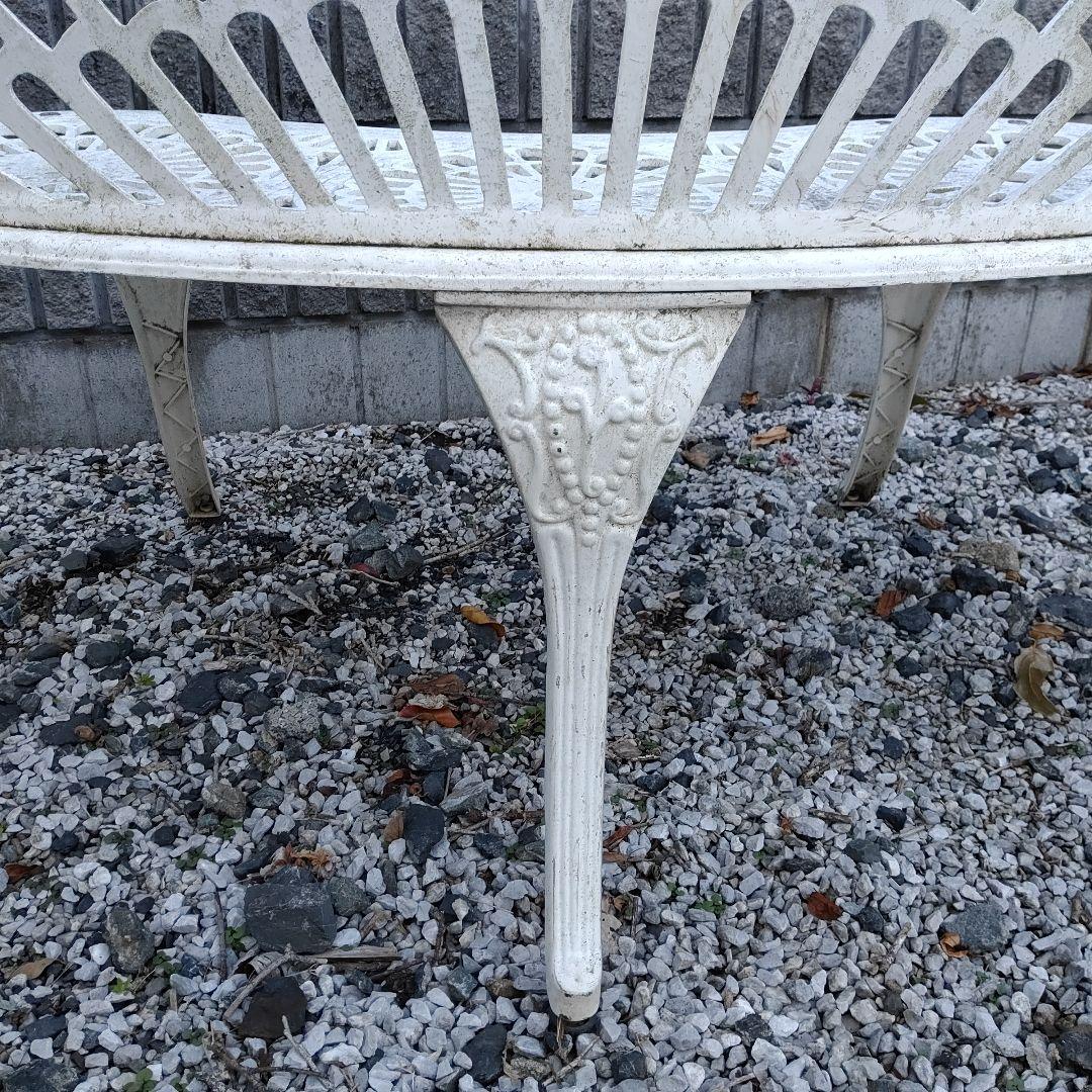1/2　Garden Bench ガーデン ベンチ White ホワイト送料無料